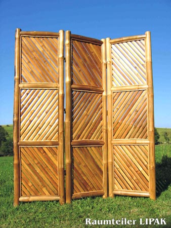Bambus Raumteiler & Bambusparavent für Heim & Garten Tahas®